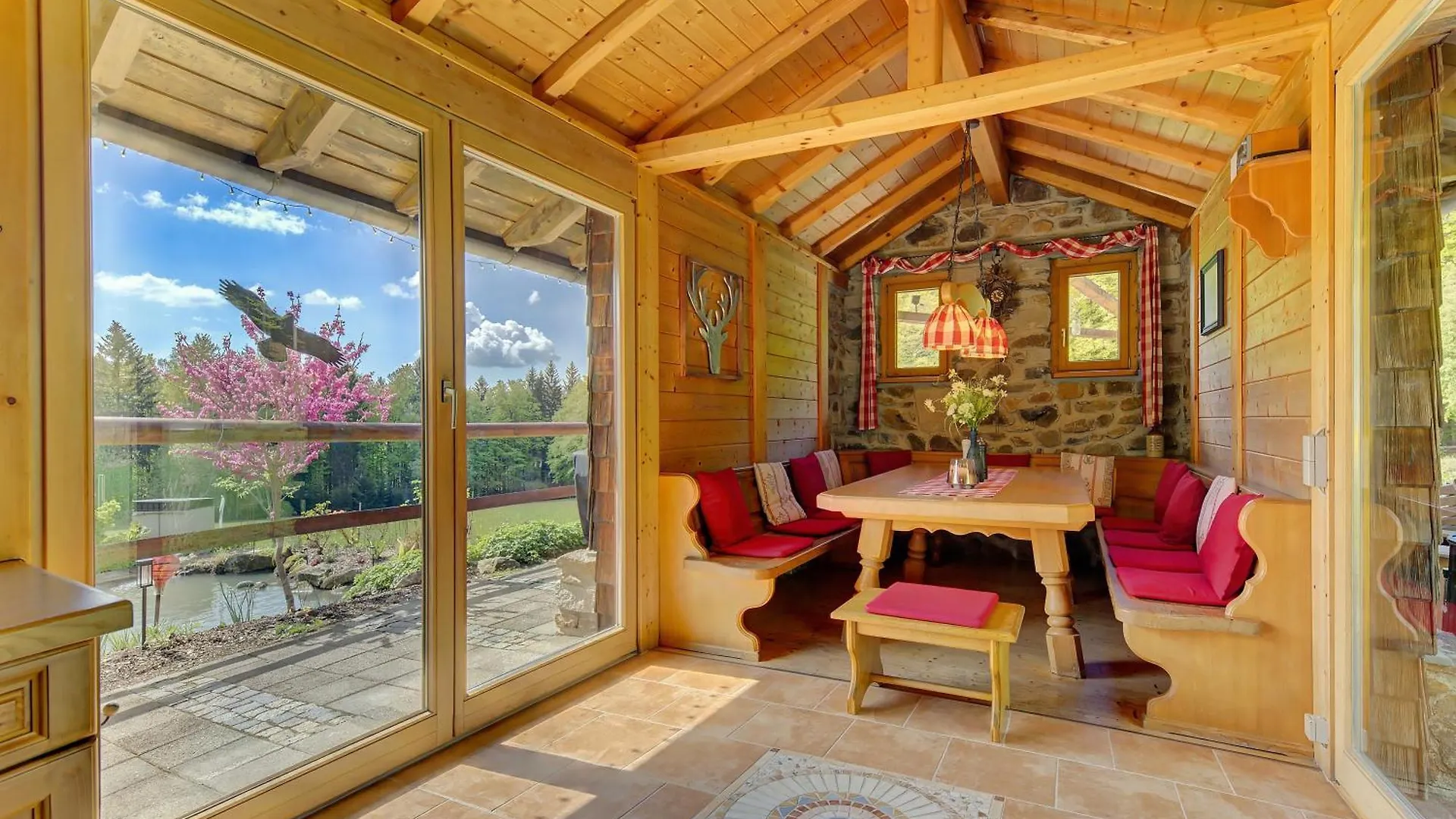 Private Wohnung Mit Balkon Aussicht Auf Den Wald シュピーゲラウ 0*,