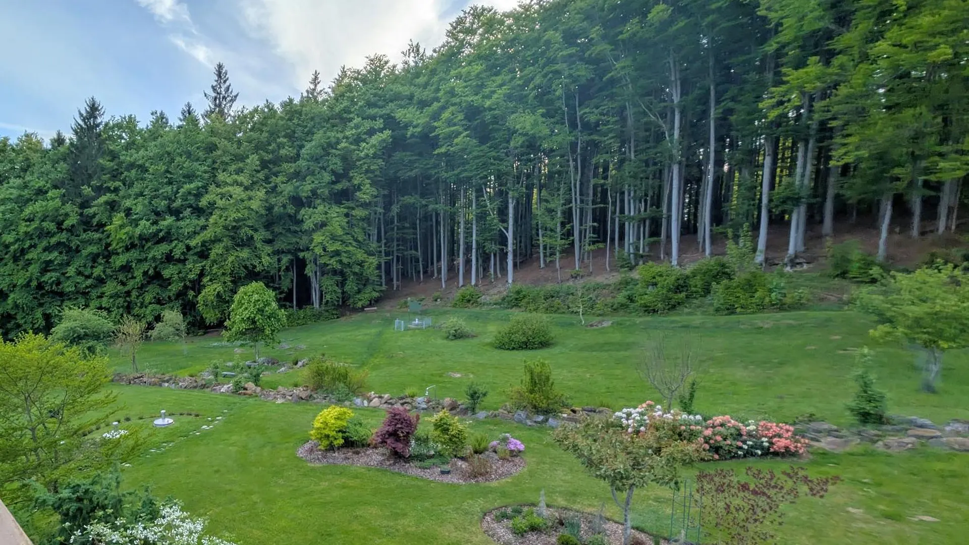 アパート Private Wohnung Mit Balkon Aussicht Auf Den Wald シュピーゲラウ