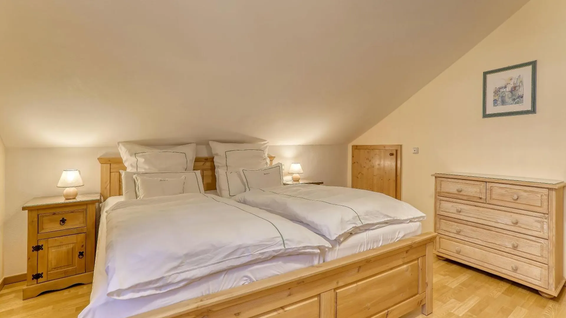 Private Wohnung Mit Balkon Aussicht Auf Den Wald シュピーゲラウ アパート